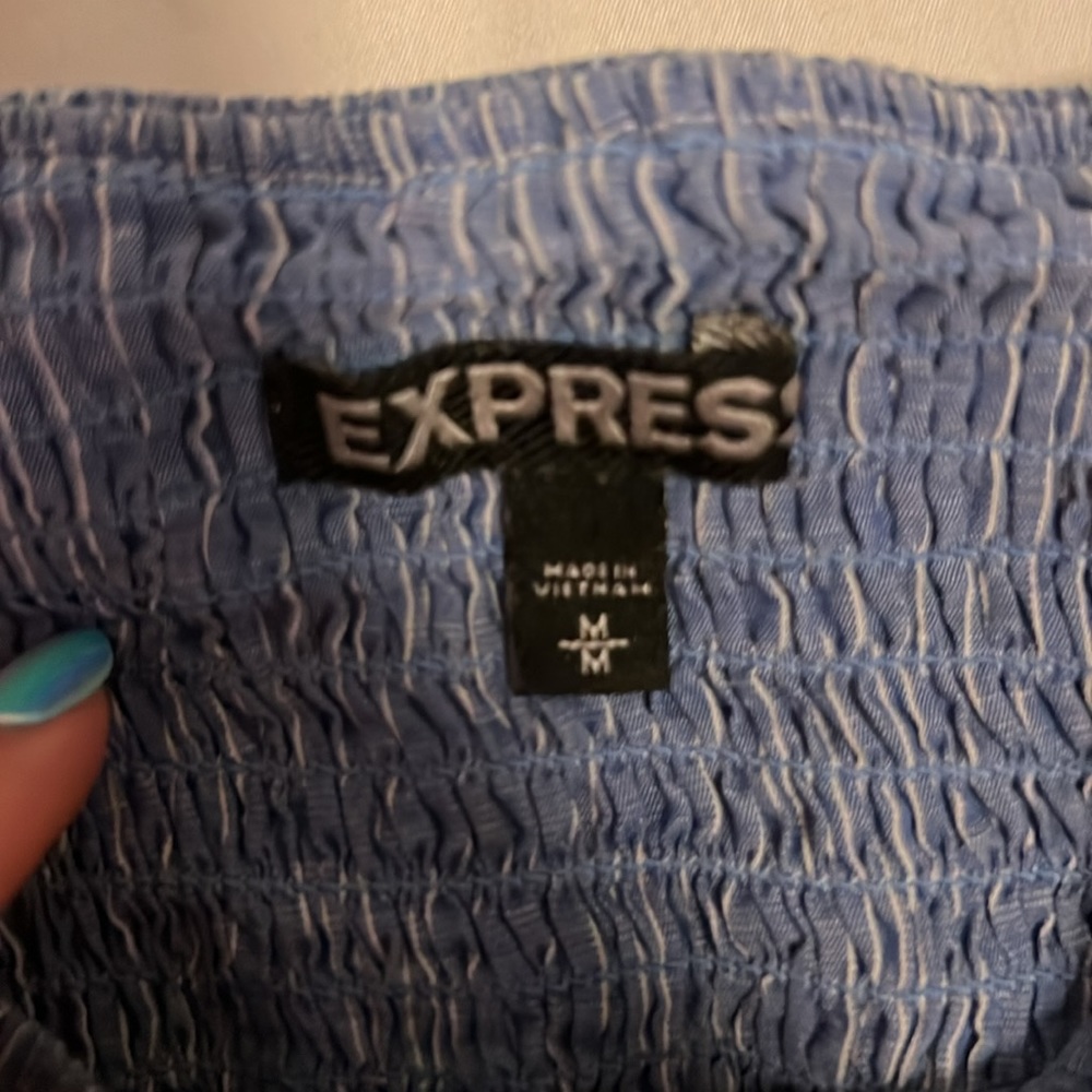Blue Express top - Picture 3 of 3